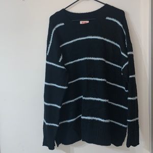 Black and white sweater